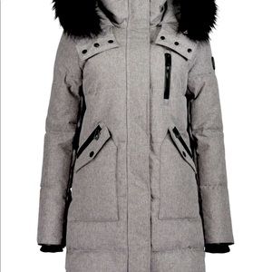 Vegan grey parka, Noize